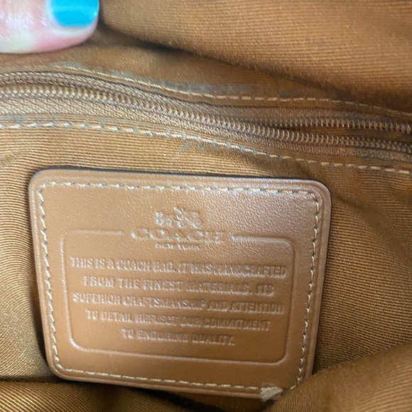 Brown Coach Handbag/Tote - Picture 10 of 10